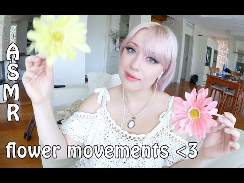 ❤ASMR ITA❤ FLOWER MOVEMENTS / HAND MOVEMENTS - NICE, RELAXING VISUAL ASMR!