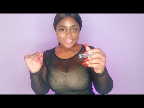 ASMR Nail Clipping Sounds💅🏼|Cutting My Long Nails| Gum Chewing Mouth Sounds😴[NO TALKING]