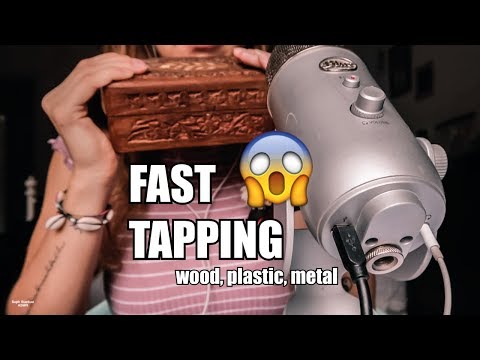 {ASMR} FAST Mood l TAPPING In SCHNELL l Wood, Plastic, Metal