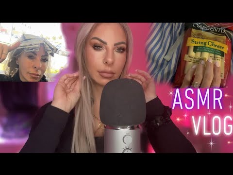 ASMR Whisper VLOG | Day In My Life Hair Appointment, Nails, Easter Ect (Whisper Voiceover)