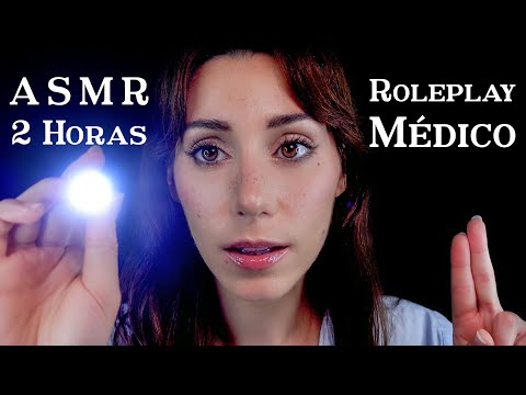 ASMR MÉDICO 2 HORAS NERVIOS CRANEALES👩🏻‍⚕️💤  Roleplay en Español, Atención Personal