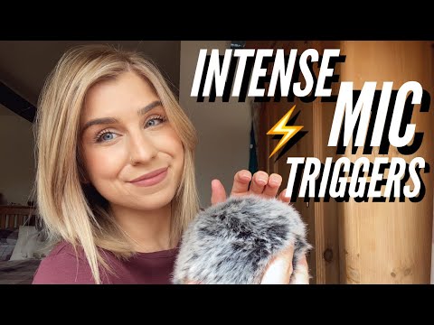 ASMR | ⚡️ INTENSE Fluffy Mic Triggers + Other Random/Unpredictable Triggers!