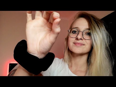 ASMR Fast & Aggressive Pinching and Plucking (mouth sounds, unintelligible)