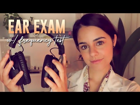 ASMR Realistic EAR EXAM 〰 Frequency Hearing Tests / Tuning Fork / Ear Cleaning Medical Roleplay