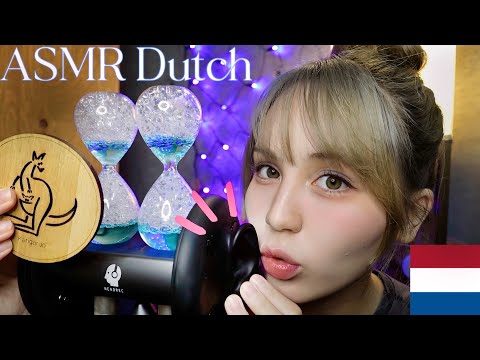 Dutch is THE Tingliest Language in ASMR! (SUB) *Mouth Sounds/Ear to Ear Whisper/Wood Tapping*