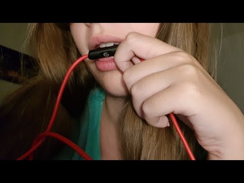 Mic nibbling with gum chewing | extreme mouth sounds