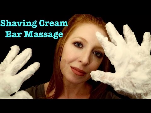 ASMR Ear Massage *shaving cream*