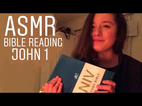 ASMR Bible Reading John 1 - 2 for Relaxation and Sleep | Whispers