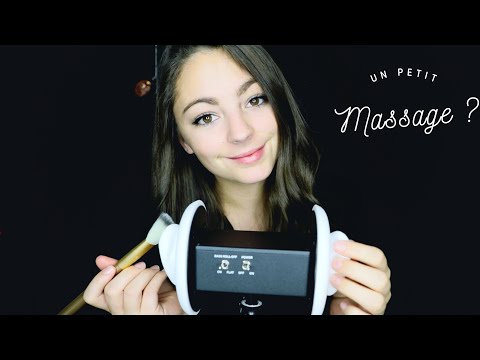 ASMR FRANCAIS ♡ (LIRE LES COMMENTAIRES) Massage et Brushing des oreilles ♡