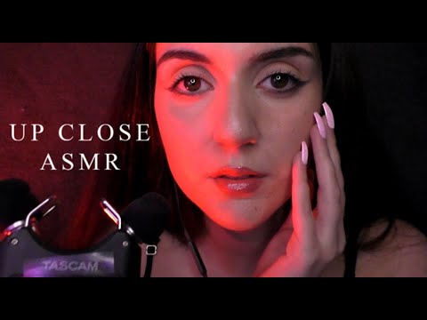 ASMR| Up Close Breathy Whispers | Tracing My Face ♡ (Personal Attention)