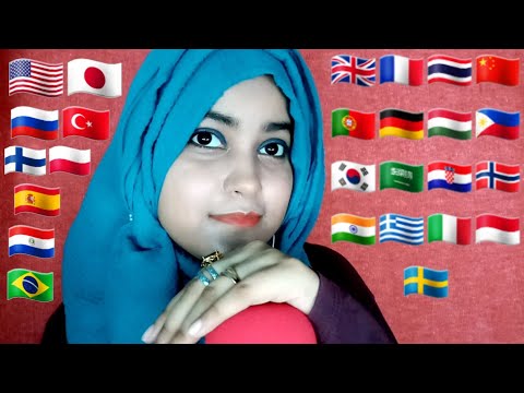 ASMR How To Say "Oxygen" In Different Languages With Tingly Mouth Sounds (With Timestamps!)