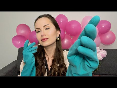 It's Your Birthday ASMR | Face Massage with Latex Gloves