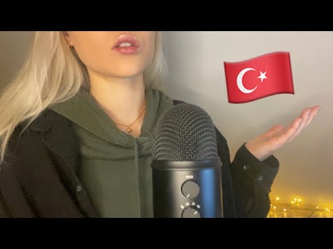 ASMR - my FIRST VIDEO in TURKISH - trying to speak Turkish -Part 4 #9 #asmr #tryingturksih