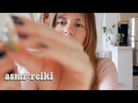 ASMR REIKI mental clarity & focus 🤓 aura cleansing healing session with hand movements
