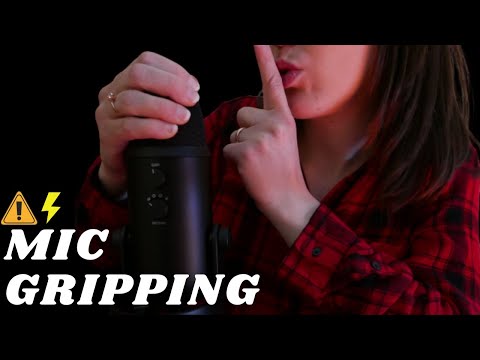 ASMR - FAST MIC GRIPPING, MIC TOUCHING and RUBBING | No talking