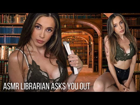 ASMR Librarian Asks You Out | whispered + typing