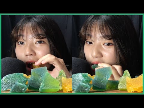 ASMR KOHAKUTOU Crystal Candy💎 | CRUNCHY EATING SOUNDS | こはくとう琥珀糖 코하쿠토