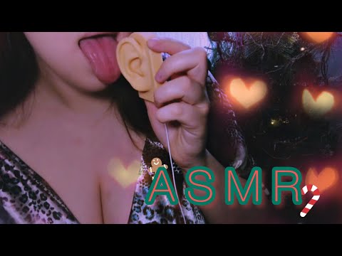 ASMR Ear Licking & Eating | Kiss | Nibbling | mouth sounds | АСМР Ликинг уха | звуки рта