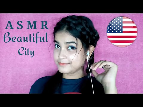 ASMR ~ Saying 10 Most Beautiful Cities Name In USA
