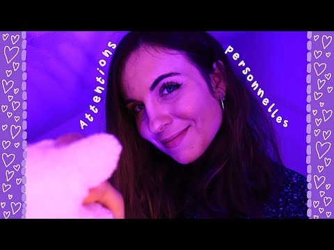 ASMR 💗 Attentions personnelles : Je m'occupe de toi 💗Massage crânien, massage des oreilles, soins