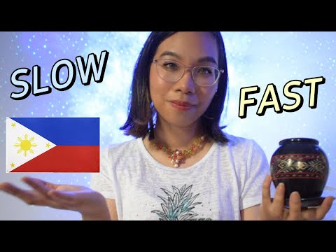 ASMR TAGALOG SOFT SPEAKING (Slow to Fast Tapping) 🇵🇭 ❤️💙 [Binaural]