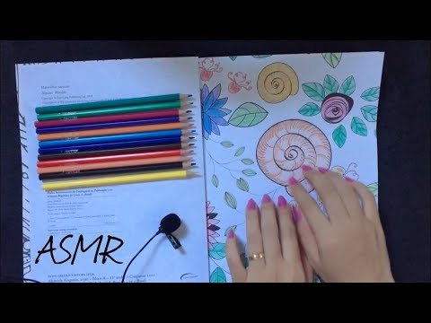 ASMR | Colorindo Livro ♥️✍️ (vídeo para relaxar)