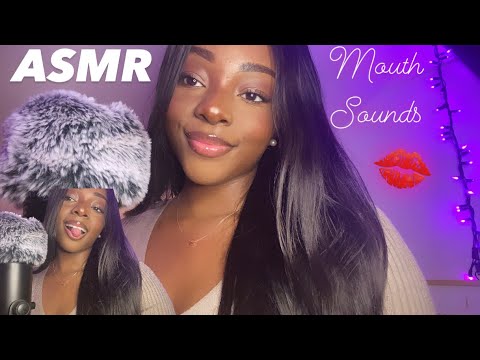 ASMR | Mouth Sounds 🤍💦 (Kisses, Licks, Nom Noms, Smacking)