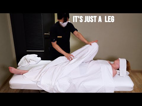 Just a Luxury Leg and Upper Body ASMR Massage Treatment with Gentle Whispering