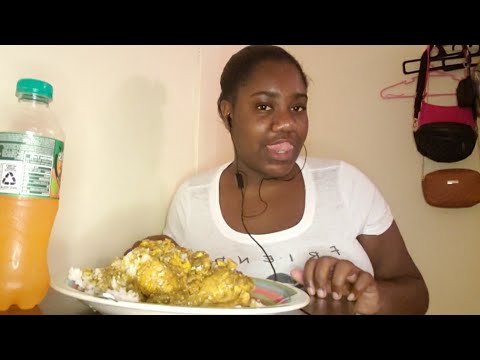 curry chicken mukbang