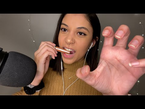ASMR Fast, Aggressive, & Intense Mouth Sounds to Melt Your Brain (Nibbles on Lipgloss Tube)