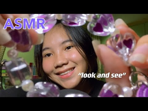 ASMR | FAST Trigger Words and Tingly Mouth Sounds 💤 | (“look and see”, “concealer”, “good” ++)