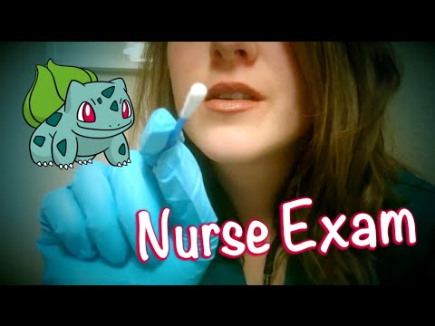 Nurse for Your Pokemon GO Injury Roleplay *ASMR* 😓  Eye exam, dental, gloves