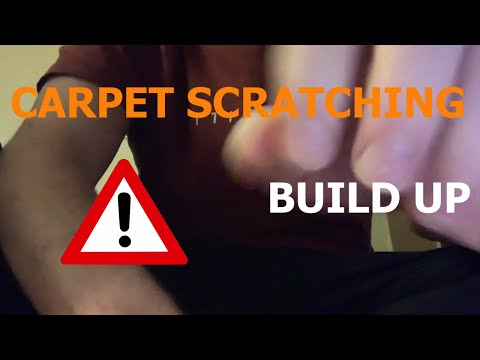 ASMR | Strong Carpet Scratching Build Up | Fast & Aggressive (lofi)
