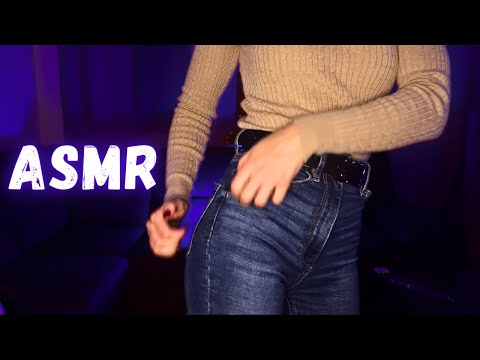 4K ASMR | Fabric Scratching & Belt Tapping 👖