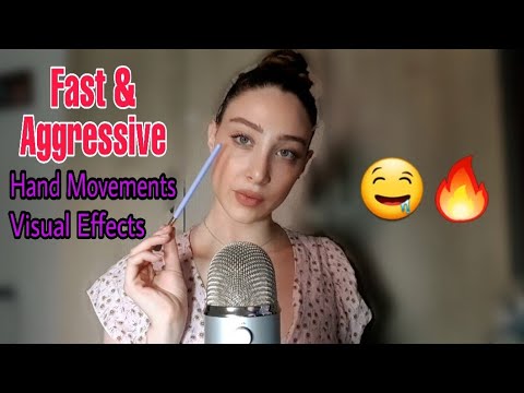 Fast & Aggressive ORDERS with Visuals🔥🤤 | Hand movements | Repeating words | ASMR