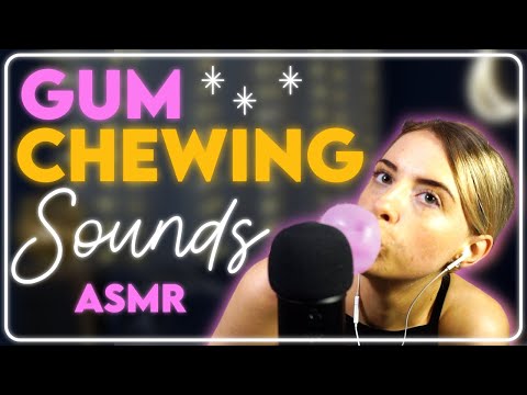 [ASMR] Chewing Gum | Gum Chewing | Bubble Gum | Big bubbles !!!