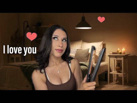 Hyper Realistic Girlfriend Does Your Hair ASMR