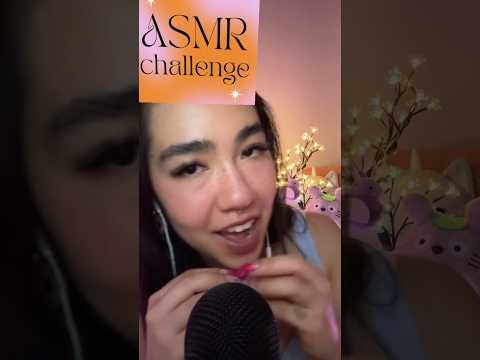desafio de ASMR (dei sorte e tirei só gatilho que eu amo 😎) #asmr