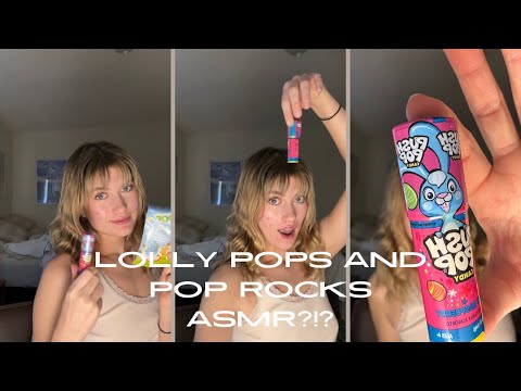 I’m back with a pop rocks and lolly pop ASMR!!