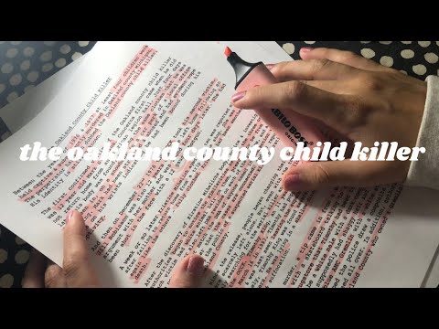 asmr true crime! who is the oakland county child killer?