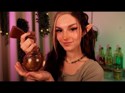ASMR ~ The Elf Witch's Apothecary 🌿 Potion Making, Mortar & Pestle, Chatting