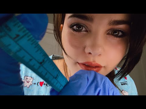 Dentist Measures Your Teeth 🦷 ASMR ROLEPLAY + Typing / Writing / Whispering & PERSONAL ATTENTION