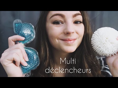 ASMR FRANCAIS ♡ MULTI DÉCLENCHEURS ♡ (Tapping, Masque, Whispered)
