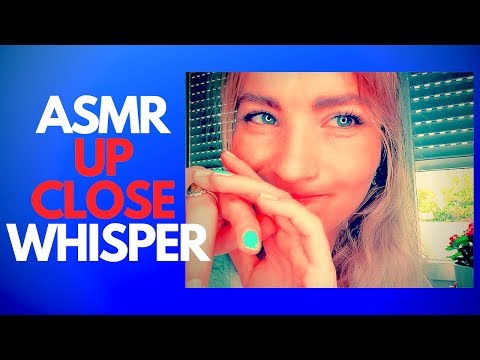 ♡ [ASMR] Up Close Whisper | Personal Attention (face touching, hand movements, mouth sounds)