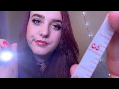 ASMR | Very Accurate Face Measuring & Light Triggers ✨