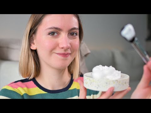ASMR - A Shave By Your Roommate  [personal attention]