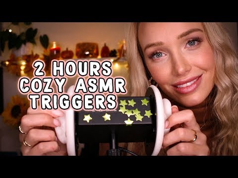 [ASMR] 2 HOURS of COZY Intense Triggers for Sleep! (fuzzy ear muffs, lotion, wood, ear massage…)