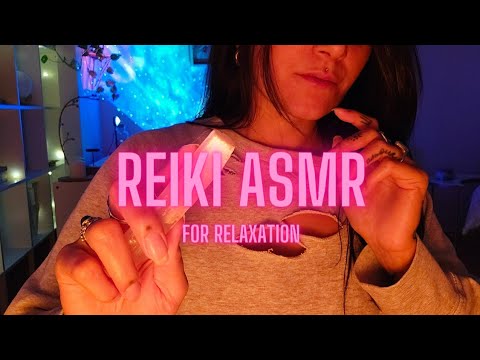 REIKI ASMR for relaxation l fluttering l hand movements