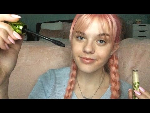 ASMR Personal Attention Triggers (hair clipping, mascara, face brushing, eyebrow plucking, etc)