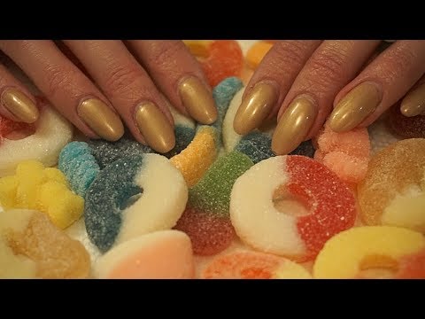 ASMR with Sour Candy [Scratching, Tapping & Gritty Sounds]